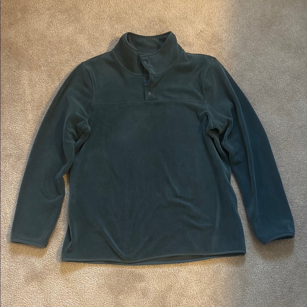 Cozy blue/green Fleece Pullover